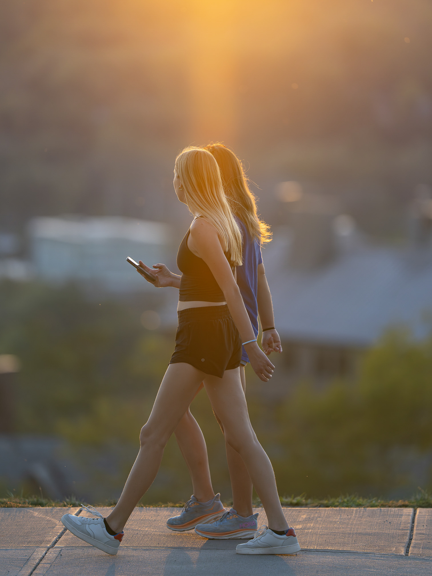 Sunset Time at Cornell Libe Slope